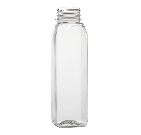 12 oz. Round PET Clear Juice Bottle with Tapered Neck - 145/Bag