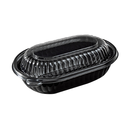 DOME PET LID - FITS 60 OZ OBLONG BOWL