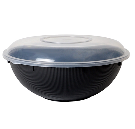 Fineline Settings 9401-L, 14-Inch Platter Pleasers Clear Round Dome PET  Lids, 25/CS